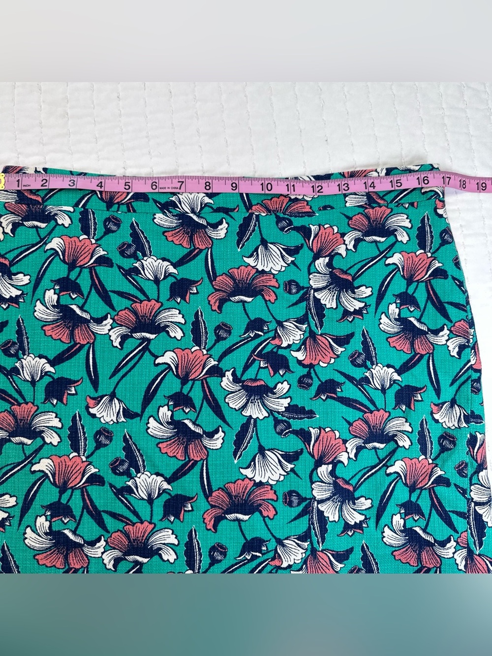 J. by J.Crew Women's A Line Skirt Green Floral Pencil Size
8 Lined 100% Cotton - Picture 5 of 14